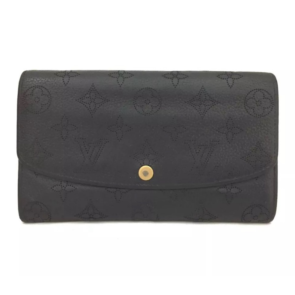 LOUIS VUITTON Mahina Portefeuille Iris Leather Long Bifold Wallet